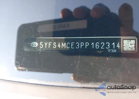 2023 Toyota Corolla Se из США, поврежденный, VIN 5YFS4MCE3PP162314